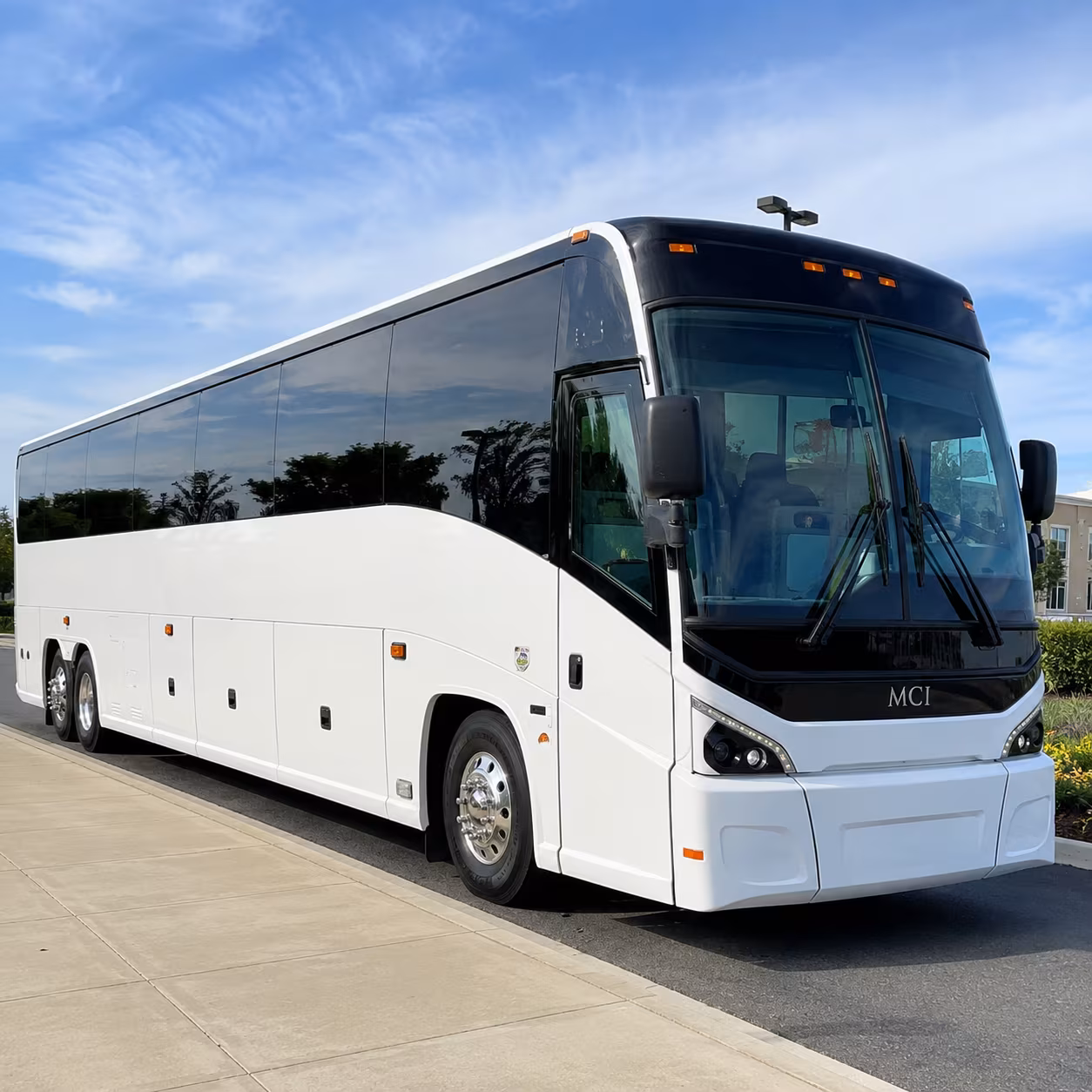 employee shuttle buses for lowell warehouse and manufacturing shift changes