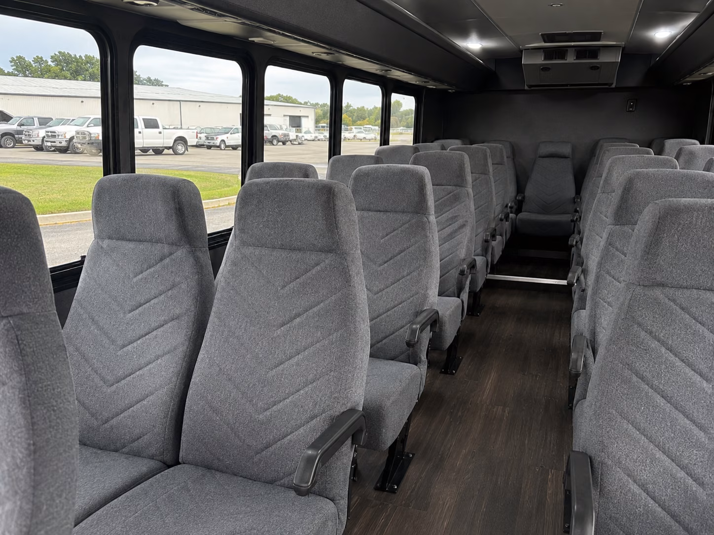 lowell 15 passenger minibus inside