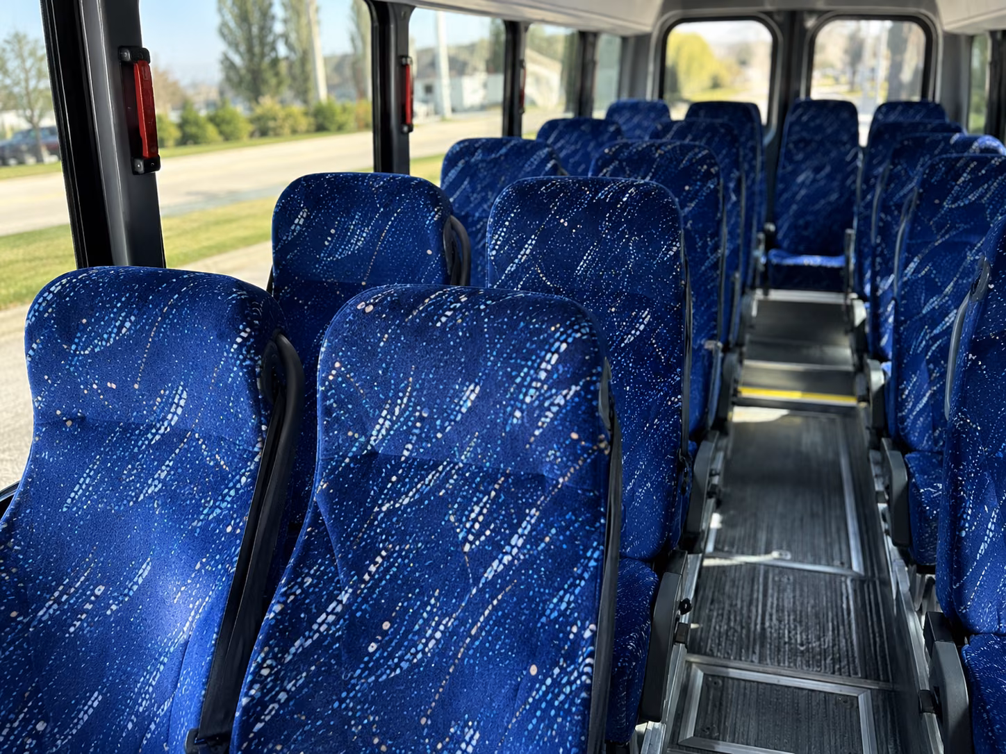 lowell 20 passenger minibus inside