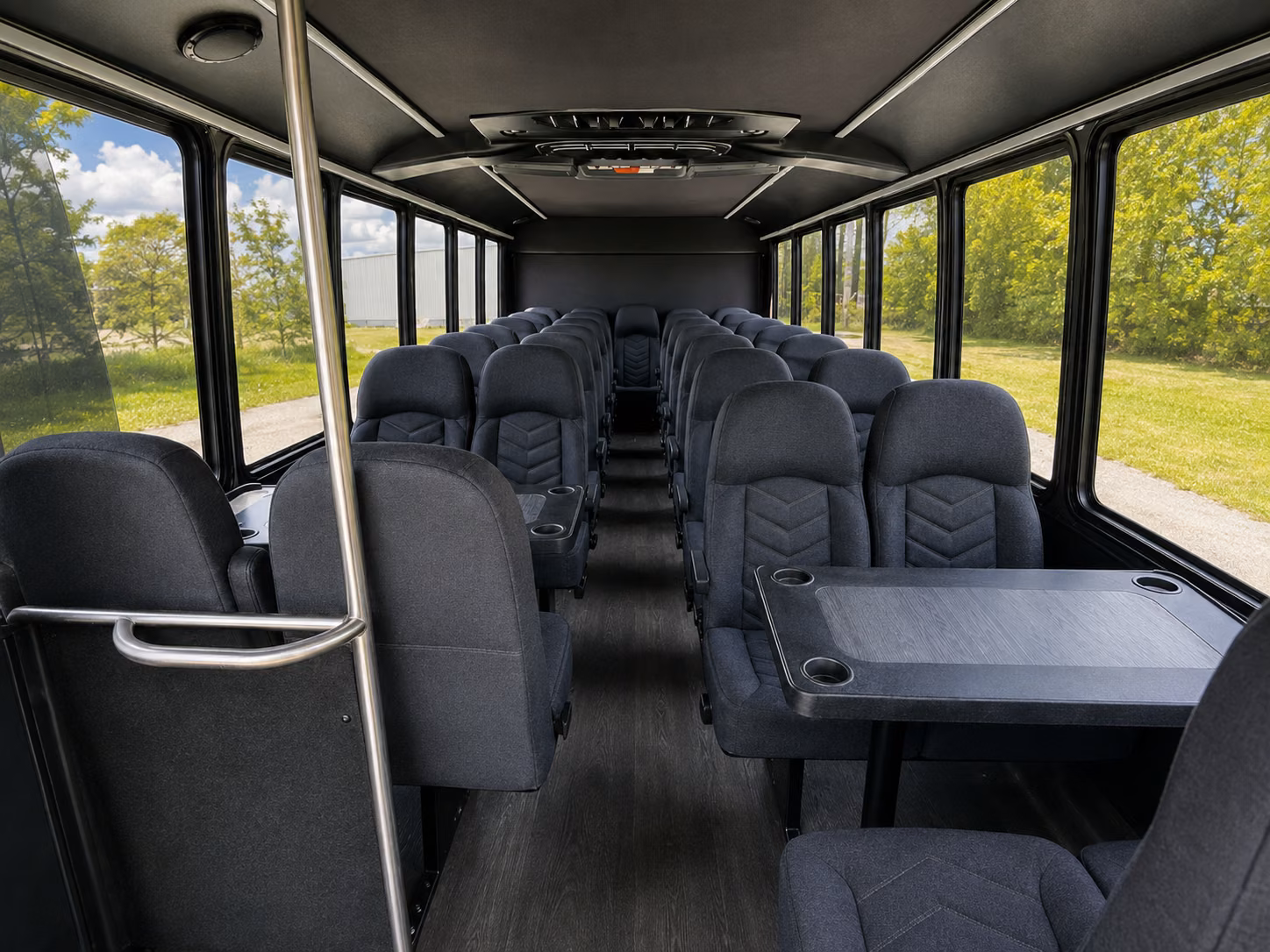 lowell 20 passenger minibus interior