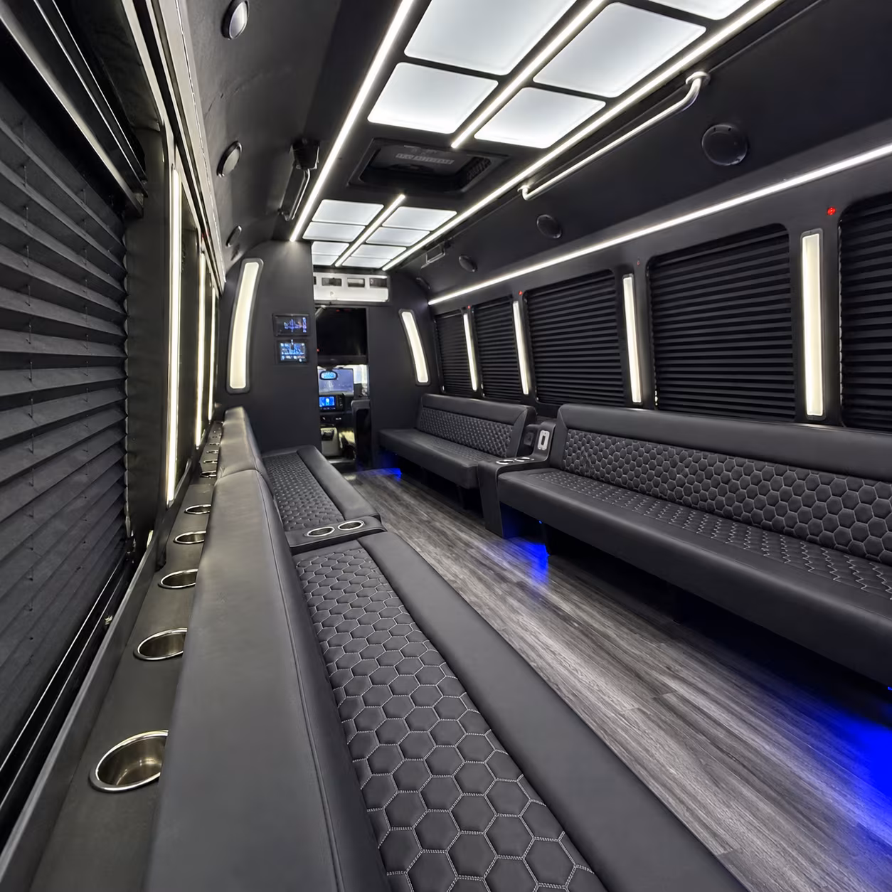 lowell party bus inside
