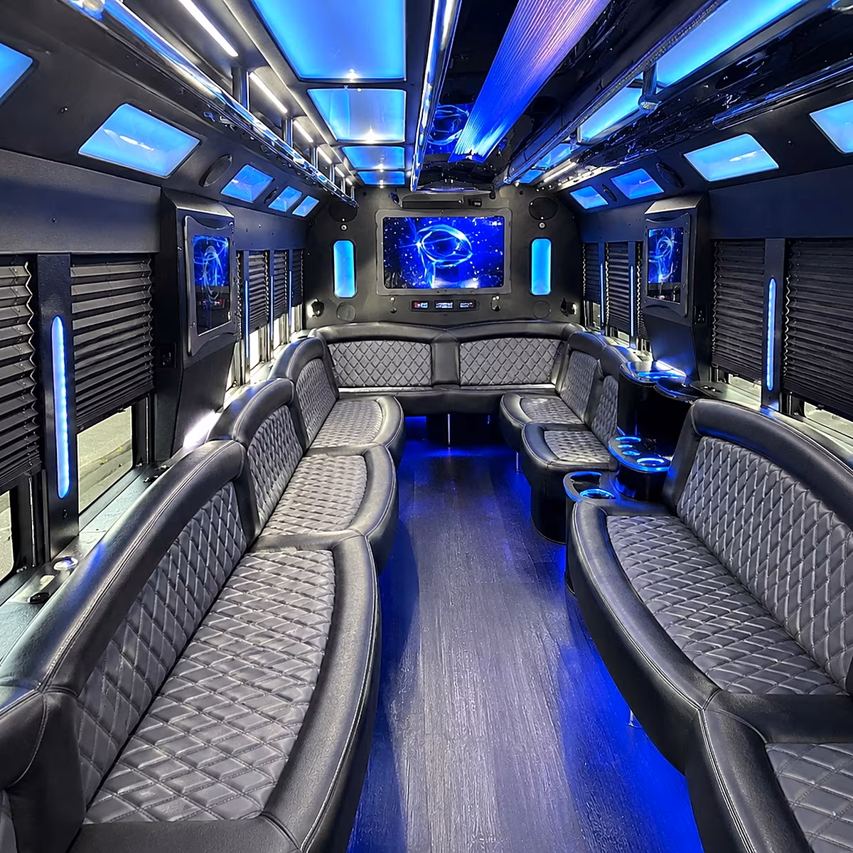 lowell party bus interior