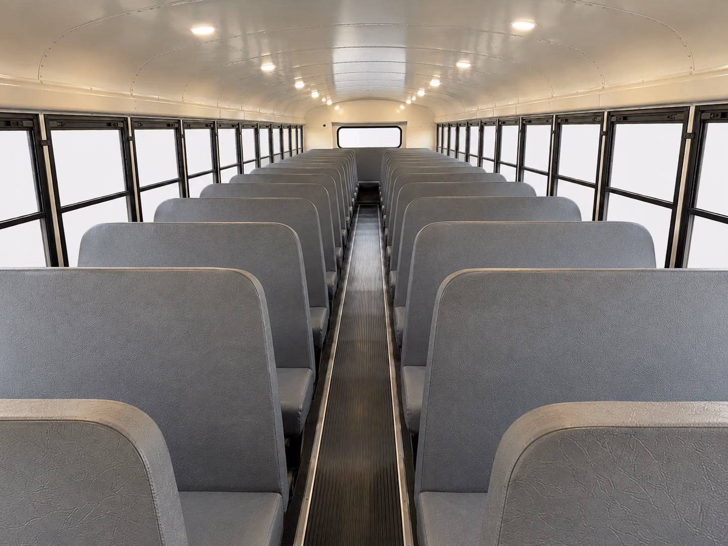 lowell school bus inside