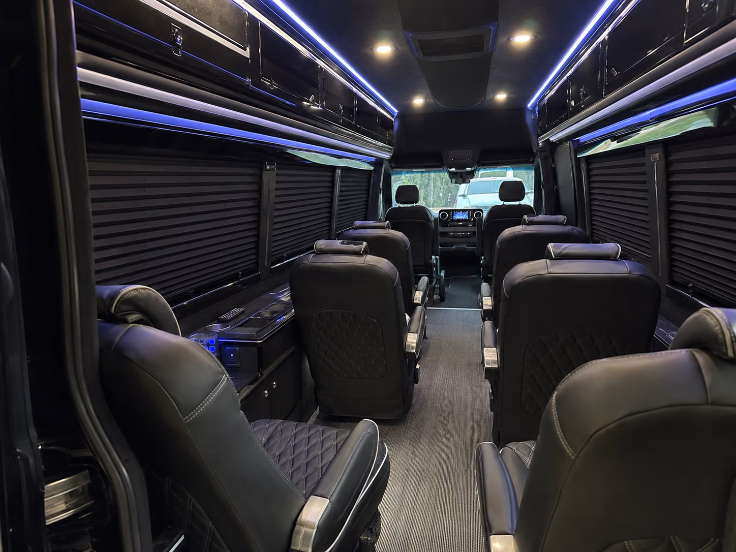 lowell sprinter van with driver inside